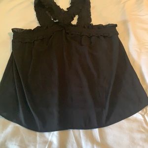 Black j crew tank top
